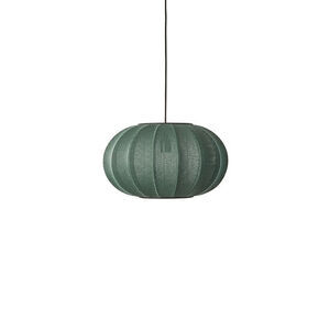 Made By Hand - Pendellampe - Knit-Wit 45 Oval Pendant - Tweed Green